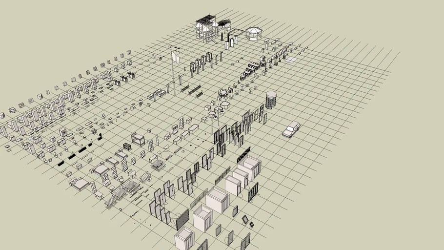 Autocad 2010 furniture collection 3D Warehouse