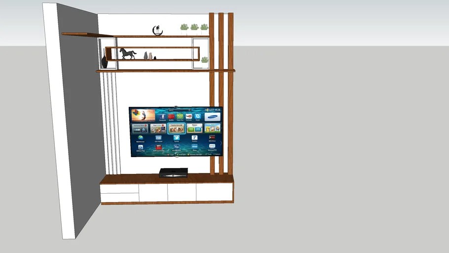TV Unit Design 3D Warehouse