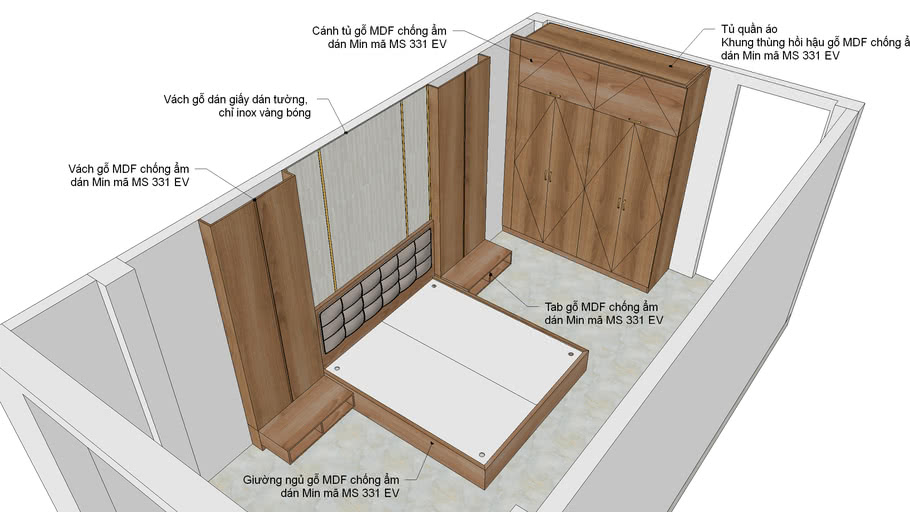Bed 2020 3D Warehouse