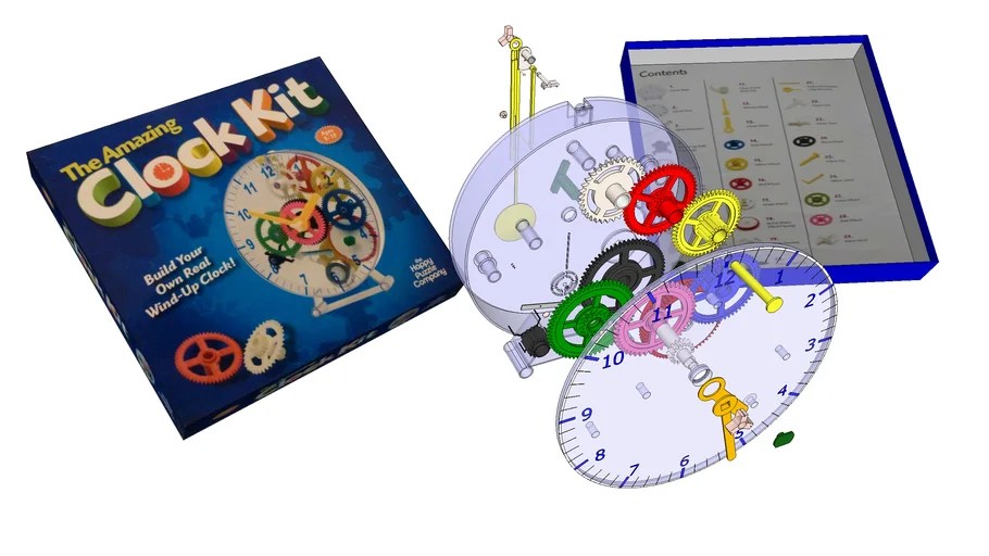 The Amazing Clock Kit Exploded 3D Warehouse