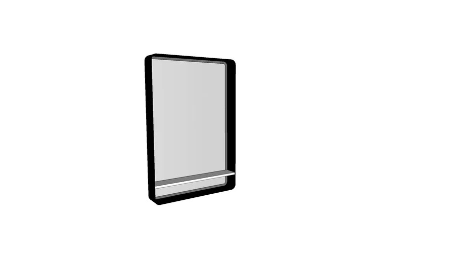 Bathroom Mirror with shelf 3D Warehouse