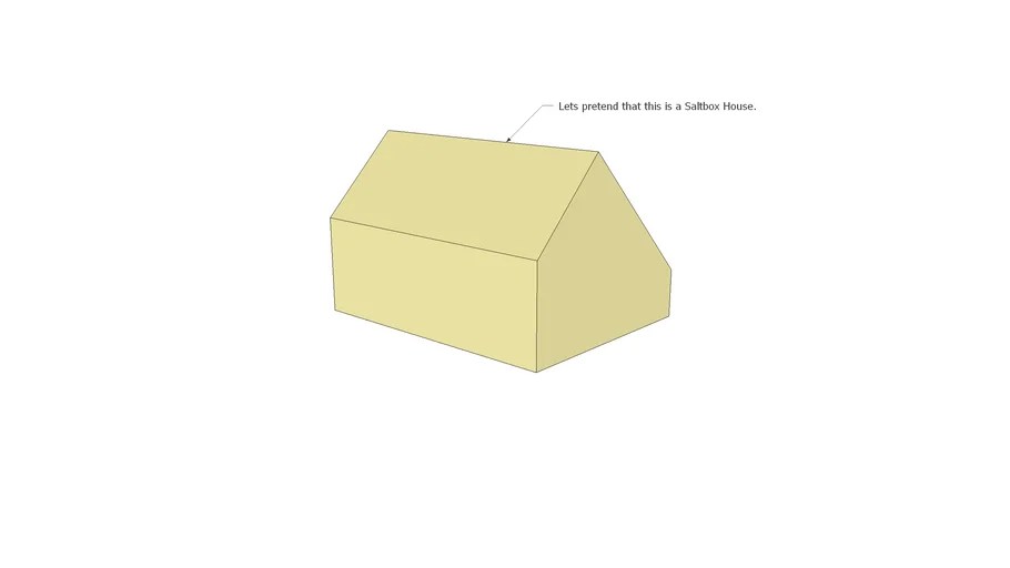 Adding porch to saltbox house. 3D Warehouse