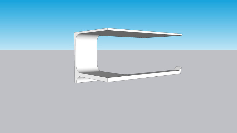Delta Pivotal Toilet Paper Holder with Shelf 3D Warehouse