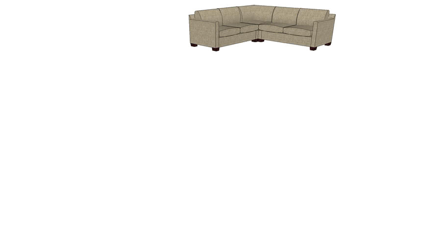 Crate and Barrel sectional 3D Warehouse