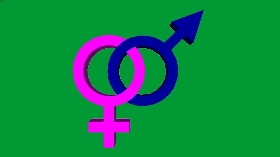 Mars vs Venus Symbol 3D Warehouse