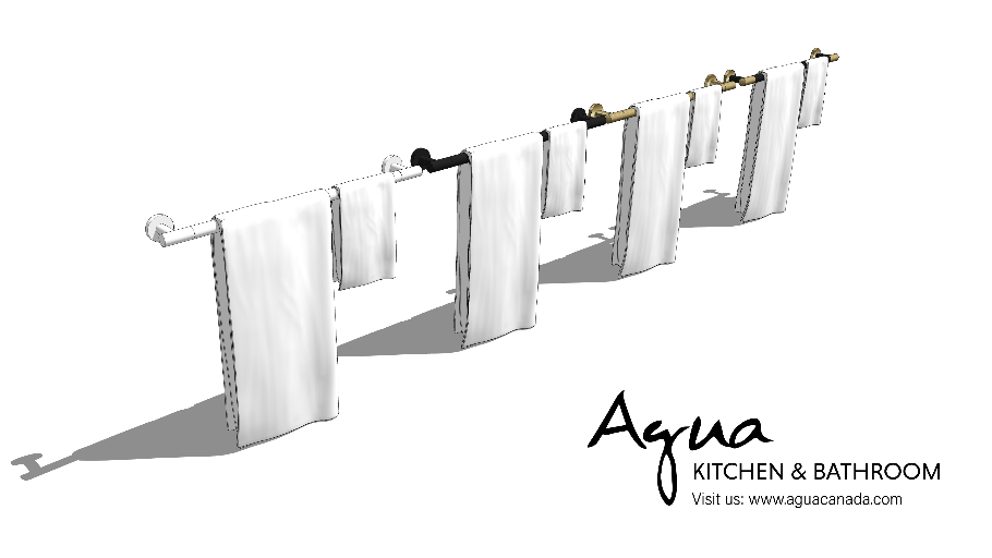 Towel holder (code Danila) by Agua Canada 3D Warehouse