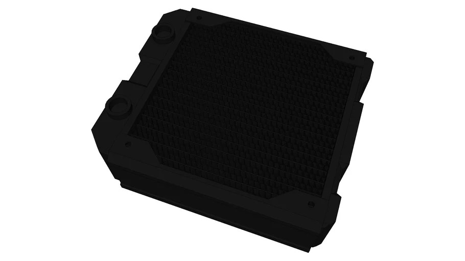 Hardware Labs Black Ice Nemesis 140 GTX Radiator 3D Warehouse