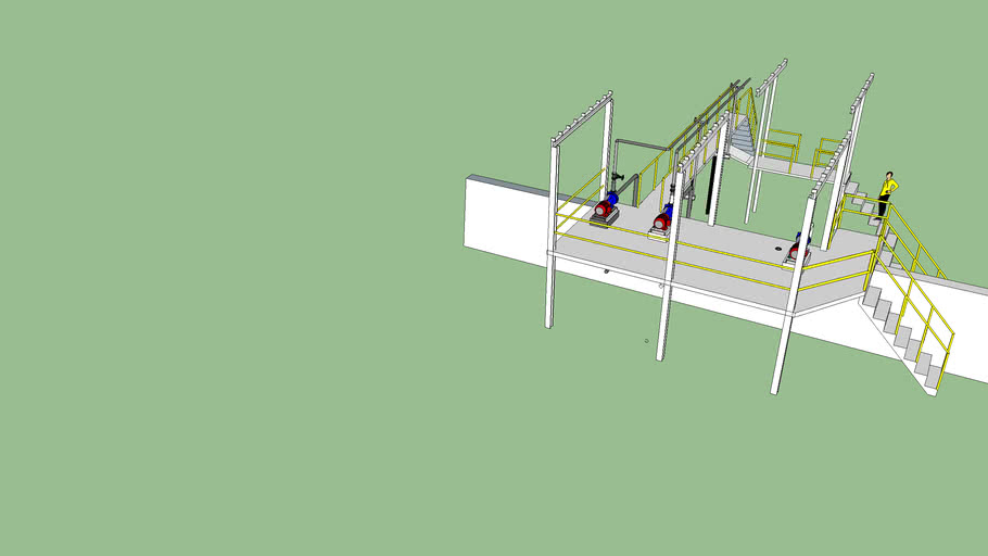 Fueling Gantry 3D Warehouse