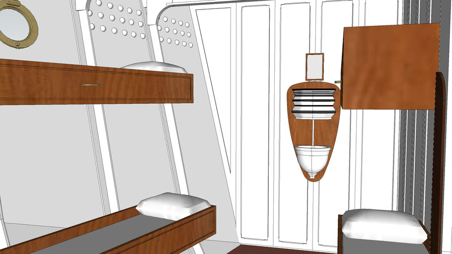 RMS Titanic 3rd Class Cabins G Deck 3D Warehouse