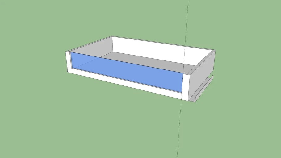 Ikea Komplement drawer 100cm 3D Warehouse