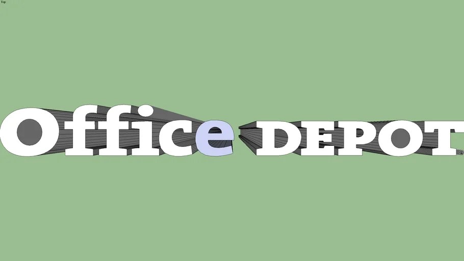 office depot logo 3D Warehouse