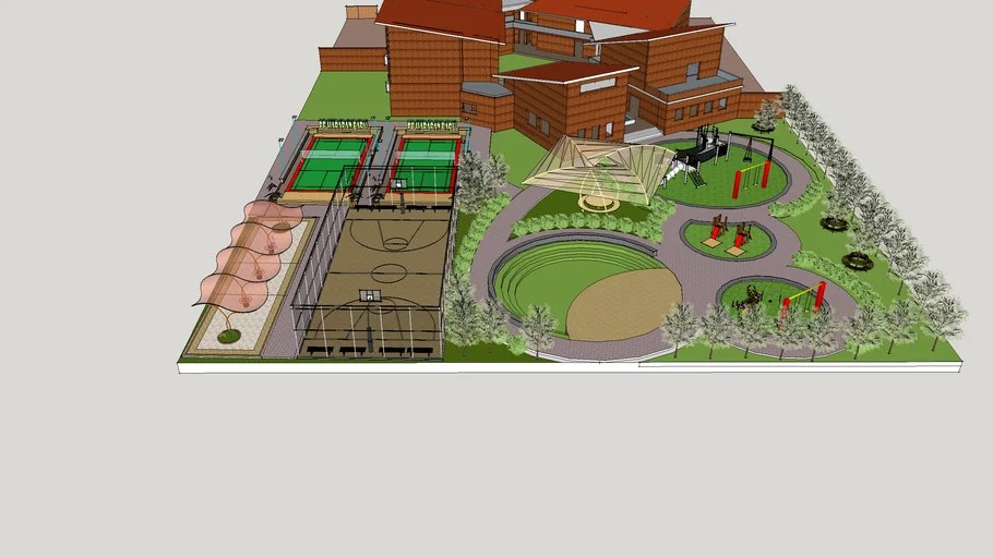 Pre primary School 3D Warehouse