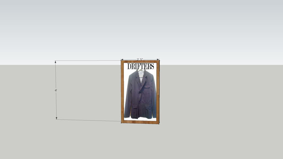 display board 3D Warehouse