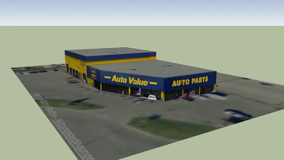 Calgary Auto Value Auto Parts 3D Warehouse