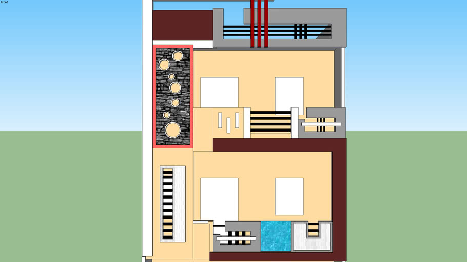 flower elevation design 3D Warehouse