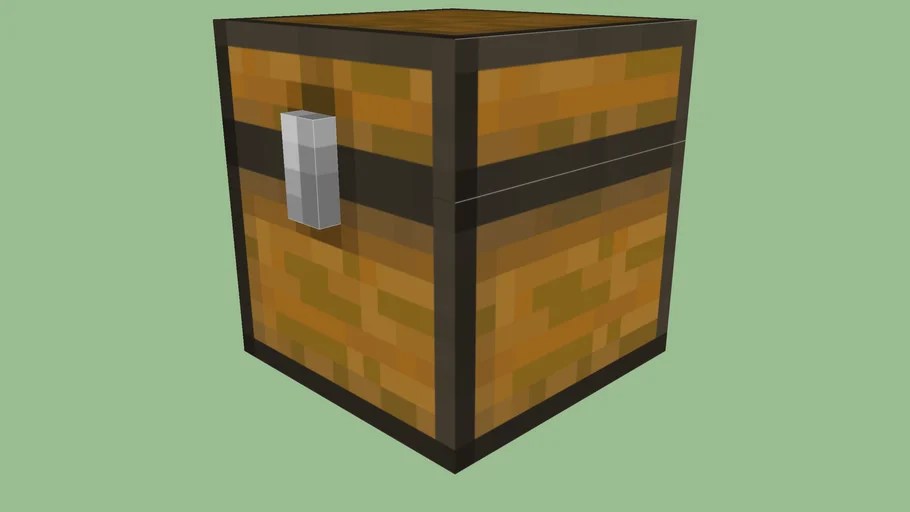 Minecraft (Single) Chest by Zapperier 3D Warehouse