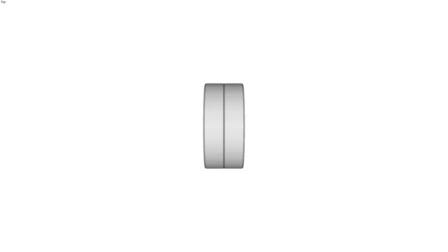 Matched Angular Contact Ball Bearings, With Pressing Cage 3D Warehouse