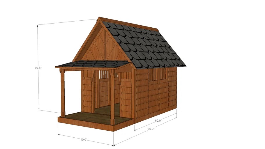 Luxury Dog House Custom Dog House 3D Warehouse