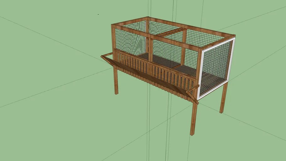 Kandang Kelinci 2 Lobang ( Two Hole Rabbit Cage) 3D Warehouse