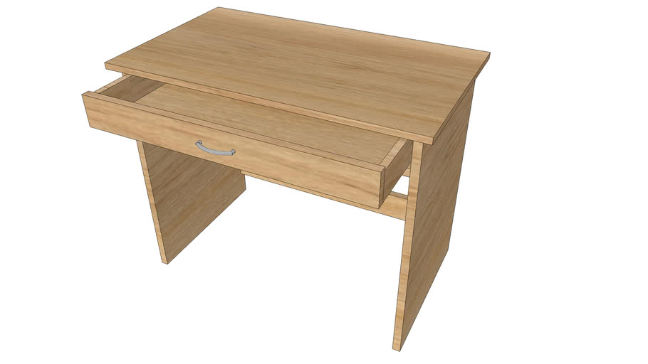 OFFICE TABLE WITH DRAWER 3D Warehouse