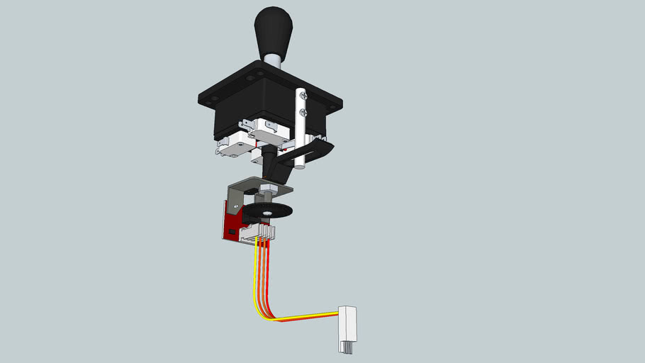 Happ Rotary Optical Joystick 3D Warehouse