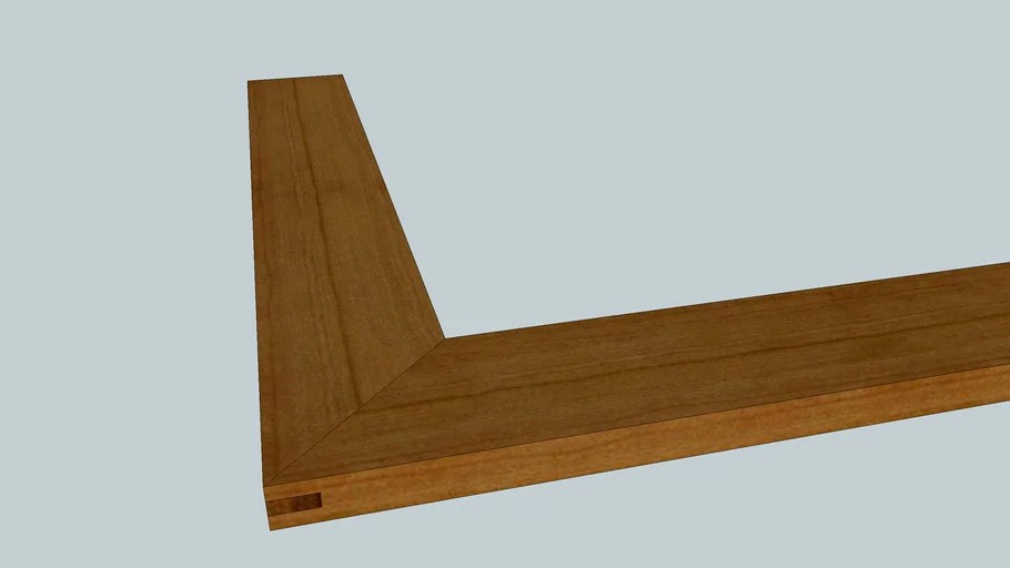 Joint, miter, spline 3D Warehouse