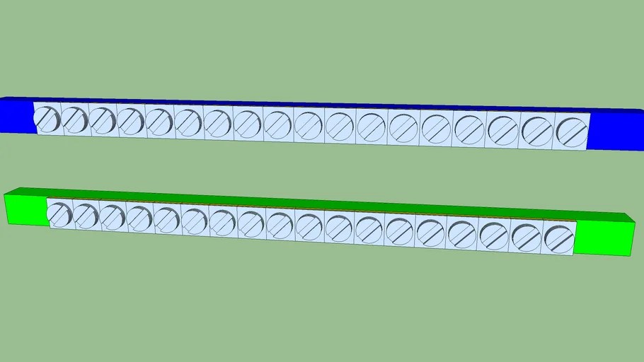 Maanduslatt (Neutral & Ground Bus Bar) 3D Warehouse