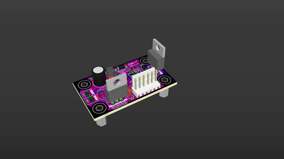 AMB audio Epsilon24 Power switch driver circuit 3D Warehouse