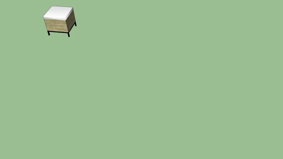 Target Darley Storage Stool 3D Warehouse