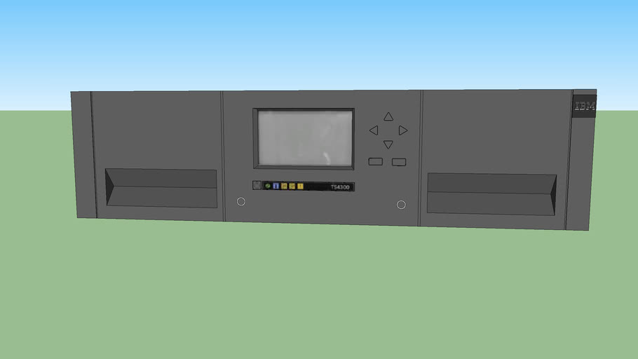 IBM (TS4300) tape library 3D Warehouse