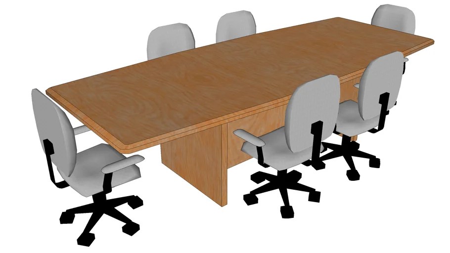 School Office Table 3D Warehouse
