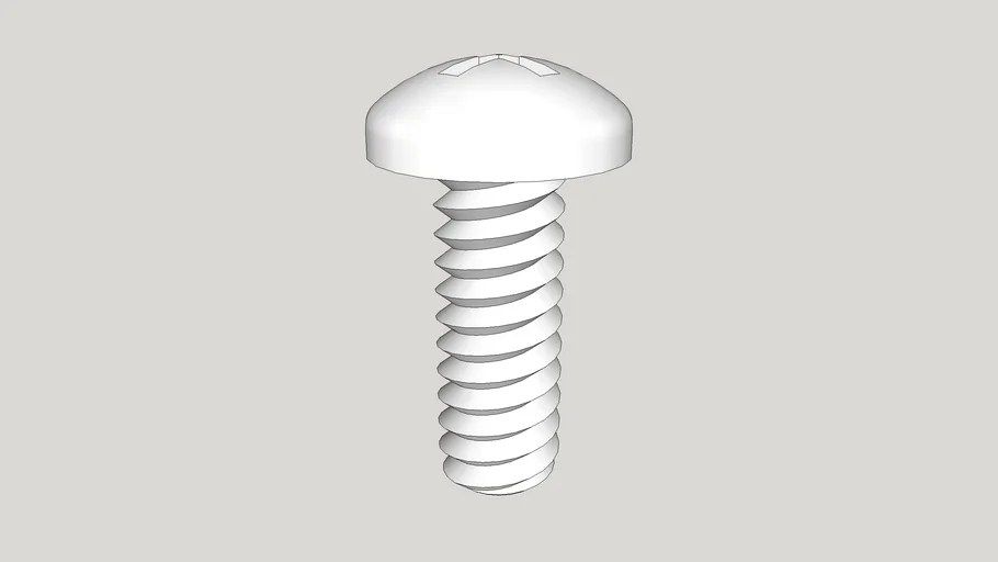 632 Pan Head Phillips Drive Screw 3D Warehouse