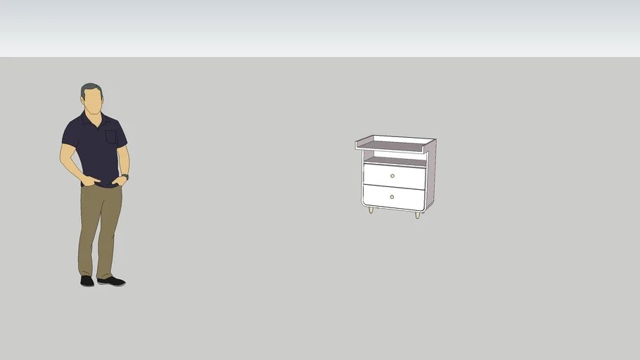 MYLLRA Changing table 3D Warehouse