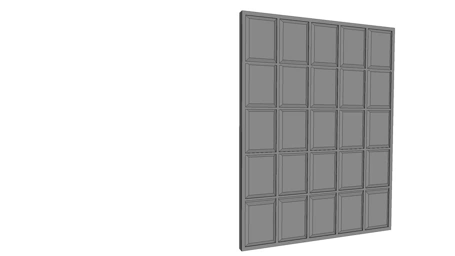 eagan silver multipanel large mirror 3D Warehouse