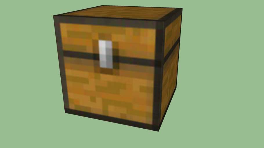 Minecraft Block Chest 3D Warehouse