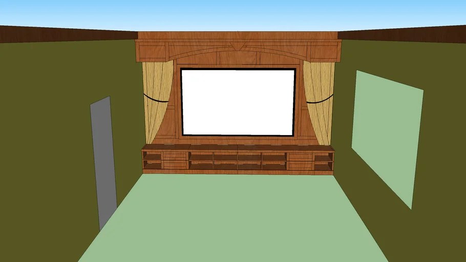 Media Room 3D Warehouse