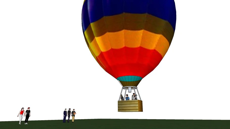 Hot air balloon 3D Warehouse