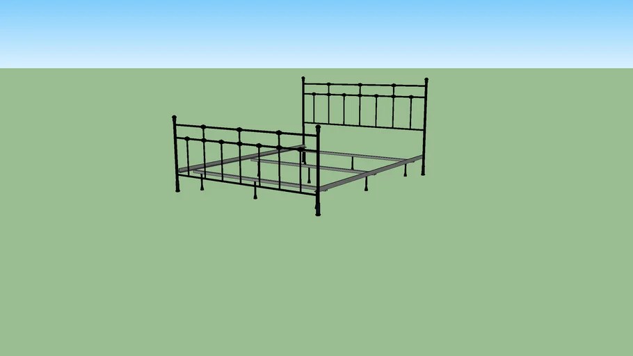 Metal Bed Frame 3D Warehouse