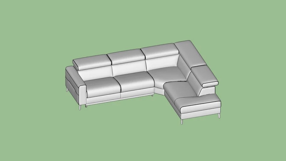 Sofa L shape 3D Warehouse