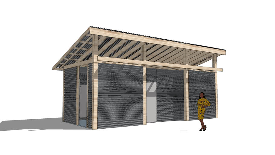 zinc toilet 3D Warehouse