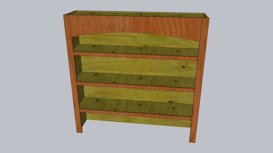 Bookcase shelf 3D Warehouse