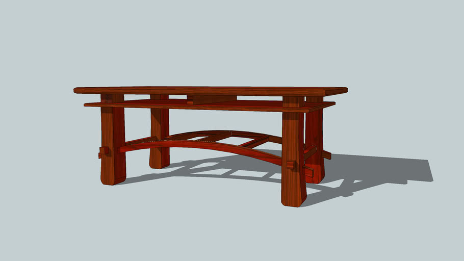 Contemporary Japanese coffee table 3D Warehouse