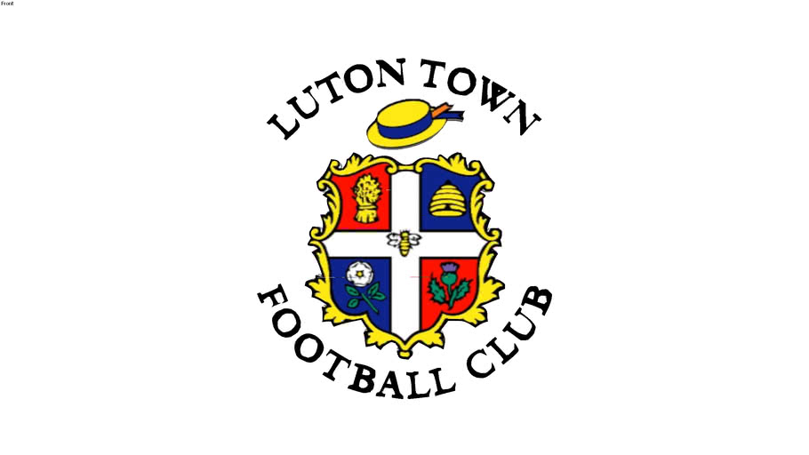 logo football Luton Town FC 3D Warehouse