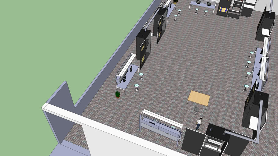Networking Training LAB 3D Warehouse