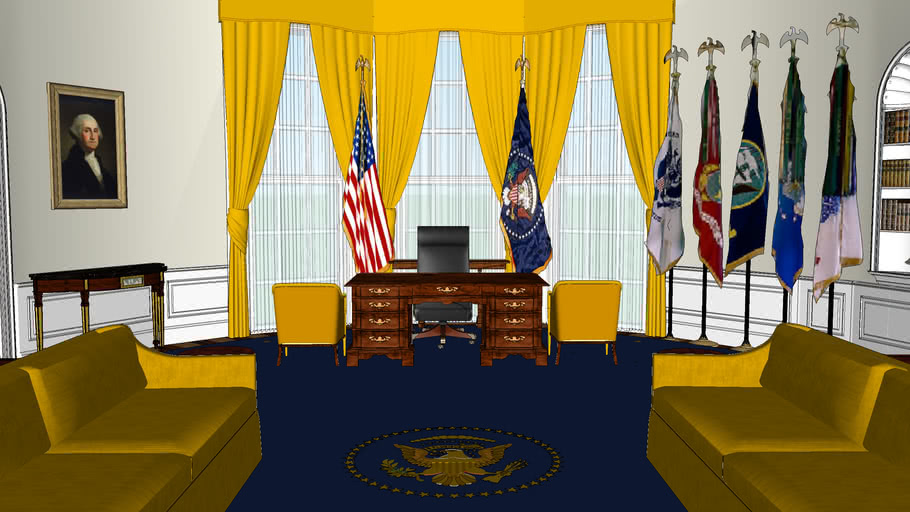 Nixon livery oval office 3D Warehouse