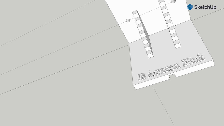 Amazon Blink Mini shelf 3D Warehouse