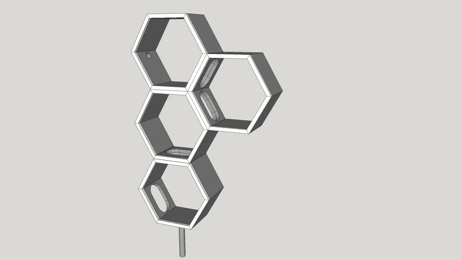 cat hexagon 3D Warehouse