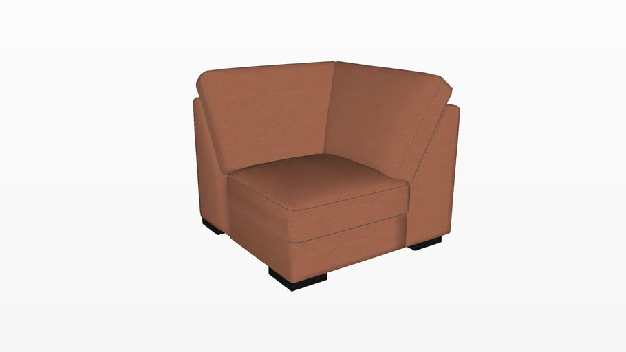 Natuzzi Clark Sofa 2172 011 3D Warehouse