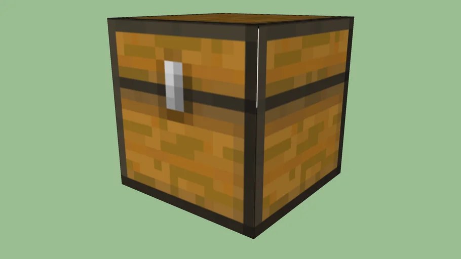 minecraft chest 3D Warehouse