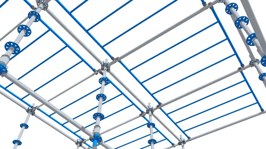System Scaffold Monkey Bars Obstacle 3D Warehouse